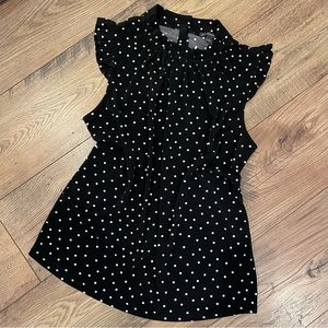Ruffle Sleeve Blouse